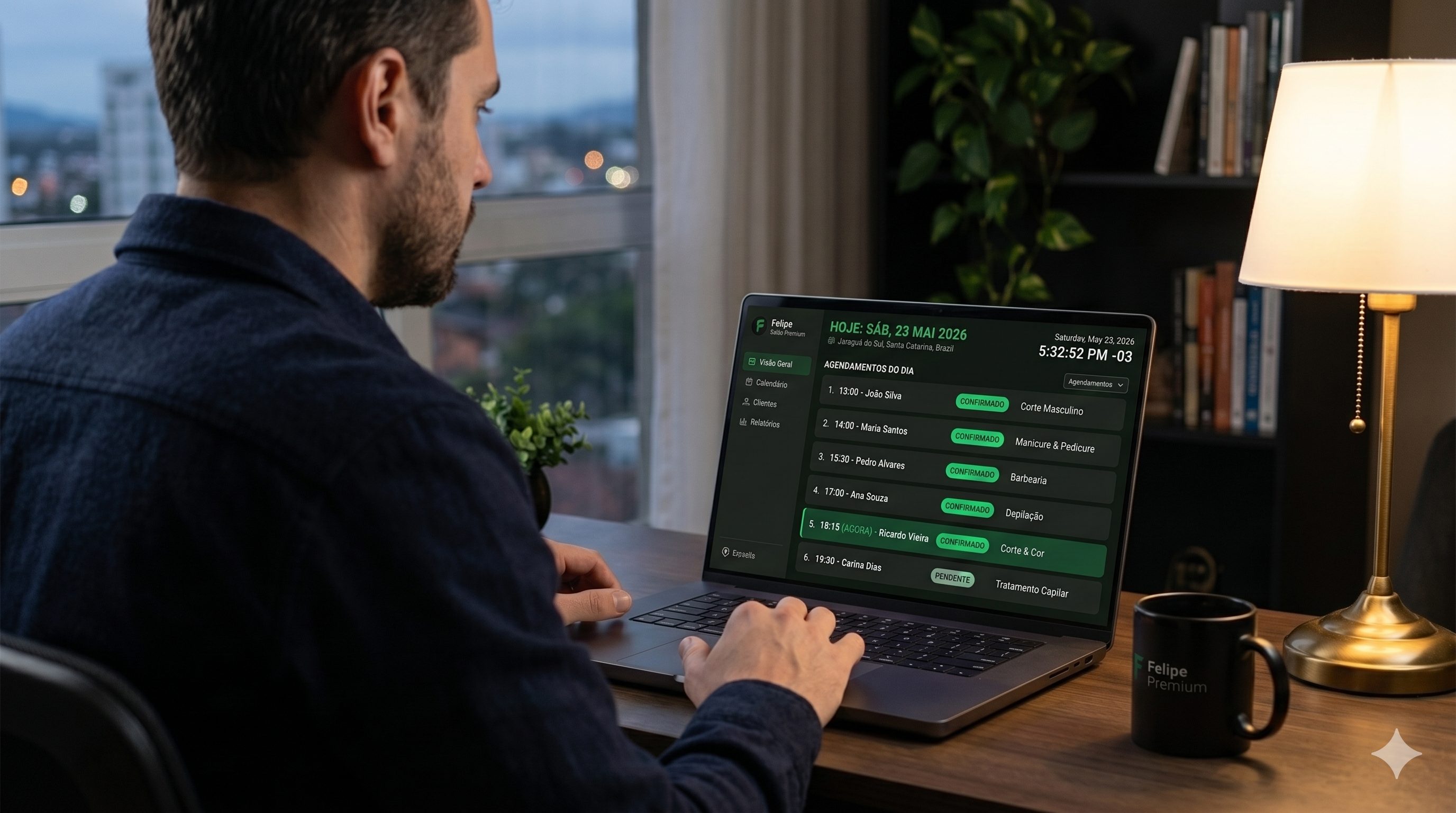 Painel de controle